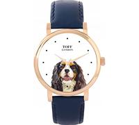 Toff London Ladies Cavalier King Charles Spaniel Dog Head Watch