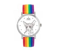 Toff London Ladies Cornish Rex Cat Head Watch