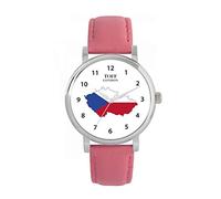 Toff London Ladies Czech Republic Flag Watch