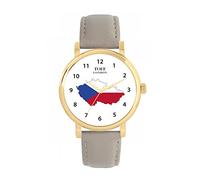 Toff London Ladies Czech Republic Flag Watch