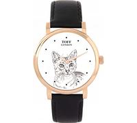 Toff London Ladies Egyptian Mau Cat Head Watch