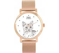 Toff London Ladies Egyptian Mau Cat Head Watch
