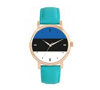 Toff London Ladies Estonia Flag Watch