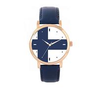 Toff London Ladies Finland Flag Watch