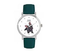 Toff London Ladies Grey French Bulldog Watch
