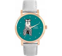 Toff London Ladies Grey Miniature Schnauzer Dog Watch