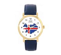 Toff London Ladies Iceland Flag Watch