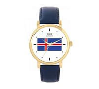 Toff London Ladies Iceland Flag Watch
