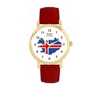 Toff London Ladies Iceland Flag Watch