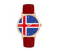 Toff London Ladies Iceland Flag Watch