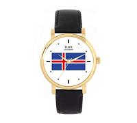 Toff London Ladies Iceland Flag Watch