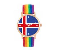Toff London Ladies Iceland Flag Watch