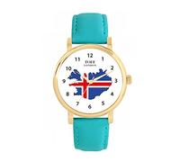 Toff London Ladies Iceland Flag Watch