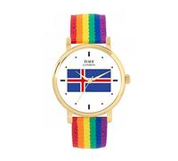 Toff London Ladies Iceland Flag Watch
