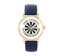 Toff London Ladies Large Its Darts Oclock White Watch