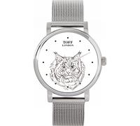 Toff London Ladies Maine Coon Cat Head Watch