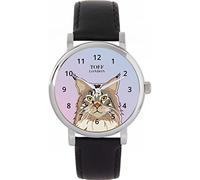 Toff London Ladies Maine Coon Cat Head Watch