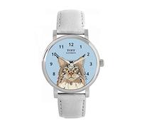 Toff London Ladies Maine Coon Cat Head Watch