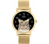 Toff London Ladies Maine Coon Cat Head Watch