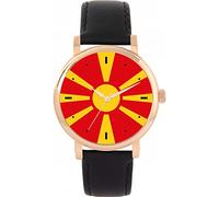 Toff London Ladies North Macedonia Flag Watch