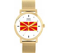 Toff London Ladies North Macedonia Flag Watch