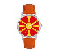 Toff London Ladies North Macedonia Flag Watch