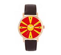 Toff London Ladies North Macedonia Flag Watch