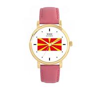 Toff London Ladies North Macedonia Flag Watch