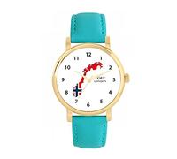 Toff London Ladies Norway Flag Watch