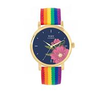 Toff London Ladies Pink Gerbera Flower Watch