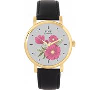 Toff London Ladies Pink Gerbera Flower Watch