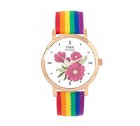 Toff London Ladies Pink Gerbera Flower Watch