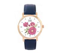 Toff London Ladies Pink Gerbera Flower Watch