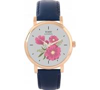 Toff London Ladies Pink Gerbera Flower Watch