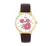 Toff London Ladies Pink Gerbera Flower Watch