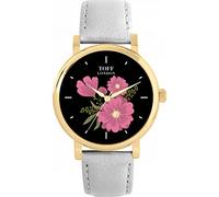 Toff London Ladies Pink Gerbera Flower Watch