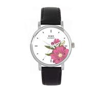 Toff London Ladies Pink Gerbera Flower Watch