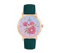 Toff London Ladies Pink Gerbera Flower Watch