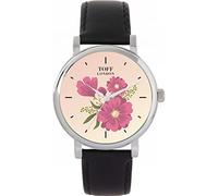 Toff London Ladies Pink Gerbera Flower Watch