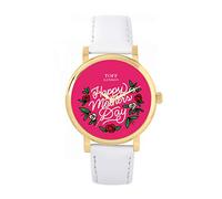 Toff London Ladies Pink Happy Mothers Day Watch