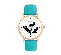 Toff London Ladies Playful Cats Watch