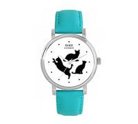 Toff London Ladies Playful Cats Watch