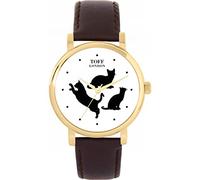 Toff London Ladies Playful Cats Watch