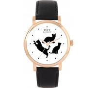 Toff London Ladies Playful Cats Watch
