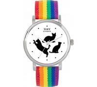 Toff London Ladies Playful Cats Watch