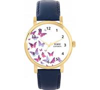 Toff London Ladies Purple Butterfly Watch