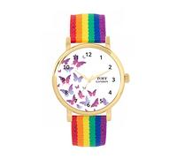 Toff London Ladies Purple Butterfly Watch
