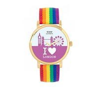 Toff London Ladies Purple London City Skyline Watch