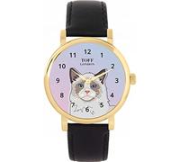 Toff London Ladies Ragdoll Cat Head Watch