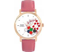 Toff London Ladies Royal Flush Cards and Chips Poker Watch